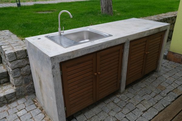 Exterior Cabinet Installation in Celina