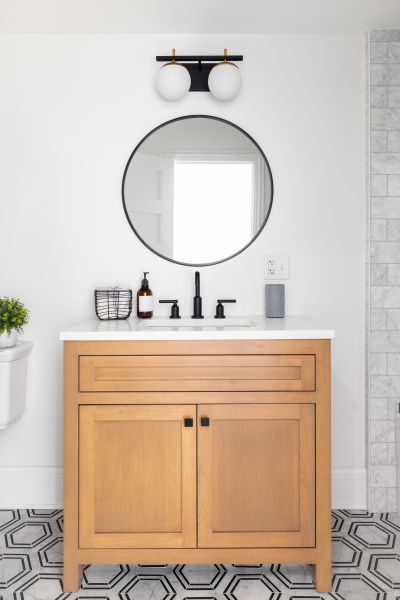 Custom Vanity Installation in Celina