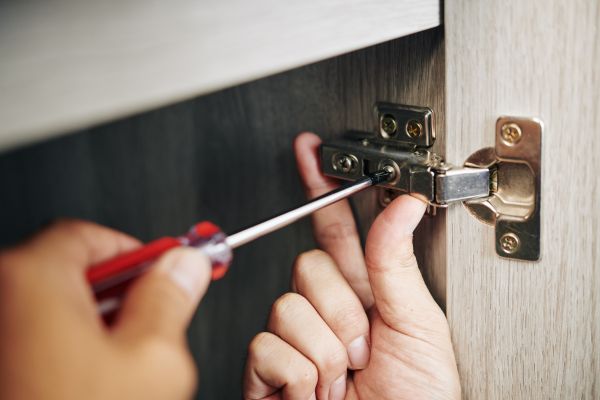Cabinet Hinge Installation in Celina