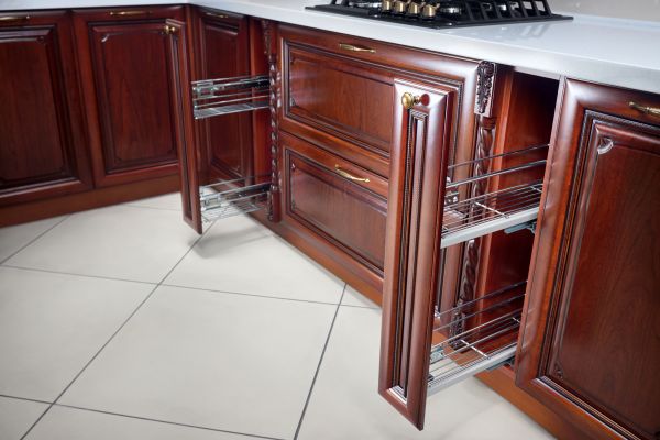 Cherry Cabinet Refacing in Celina